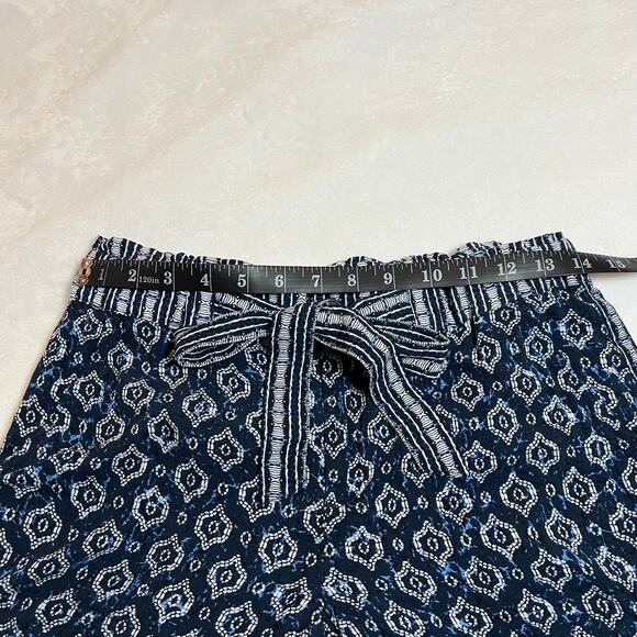 Liverpool Paper Bag Tie Front Porkchop Short Size 4/27 Casual Summer Vacation - Picture 11 of 13